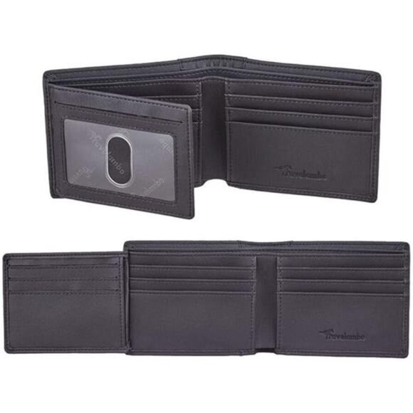 Wallet for Men, Trifold RFID Blocking Mens Wallet, 12 Credit Card Holder - Picture 8 of 8